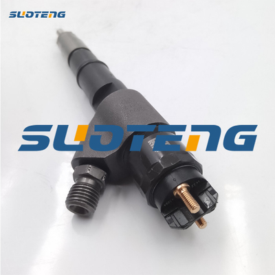Inyector de combustible común del carril del motor D6E del excavador EC210B 0445120067