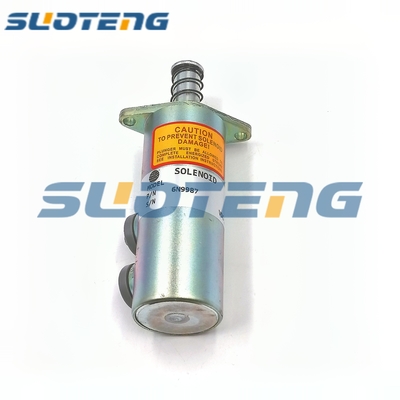 6N-9987 6N9987 Solenoide de corte de combustible para piezas de excavadoras 225D