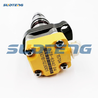 178-6342 Inyector de combustible diesel Inyector de tren común 1786342 Para D5N D6N