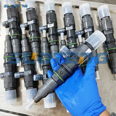 Inyector de combustible diésel 0445120195 para motor DD13 DD15 DD16, piezas de repuesto para cargador