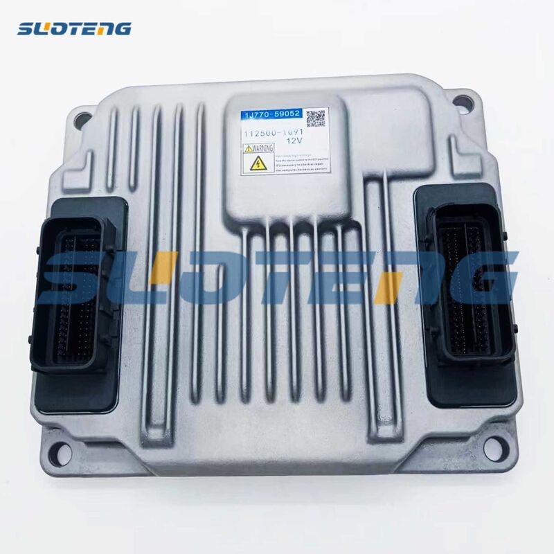 1J770-59052 1J77059052 ECU de motor de excavadora usada V2607 para talleres de reparación de maquinaria de construcción y plantas de fabricación